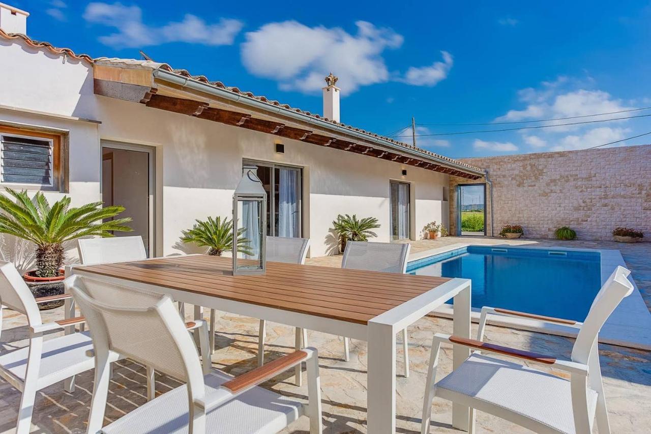 Ca Na Pessina,Con Piscina Privada Villa Sa Pobla Exterior foto
